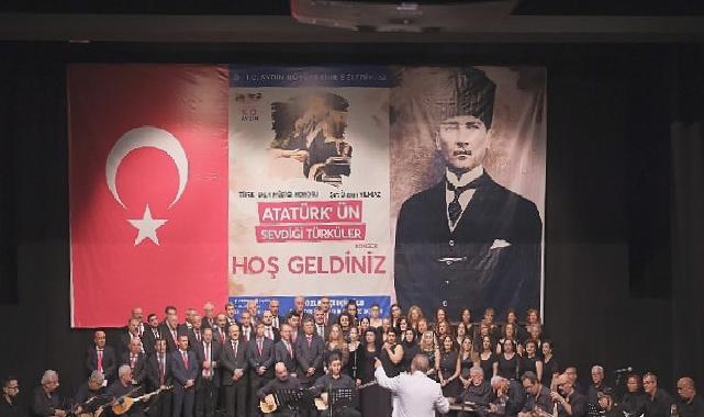 Aydın Büyükşehir Belediyesi, Cumhuriyet’in 100. yılında Atatürk’ün sevdiği türküler konserini izleyicilerle buluşturdu