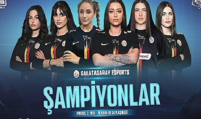 Galatasaray Espor PUBG MOBILE’da Avrupa Şampiyonu oldu