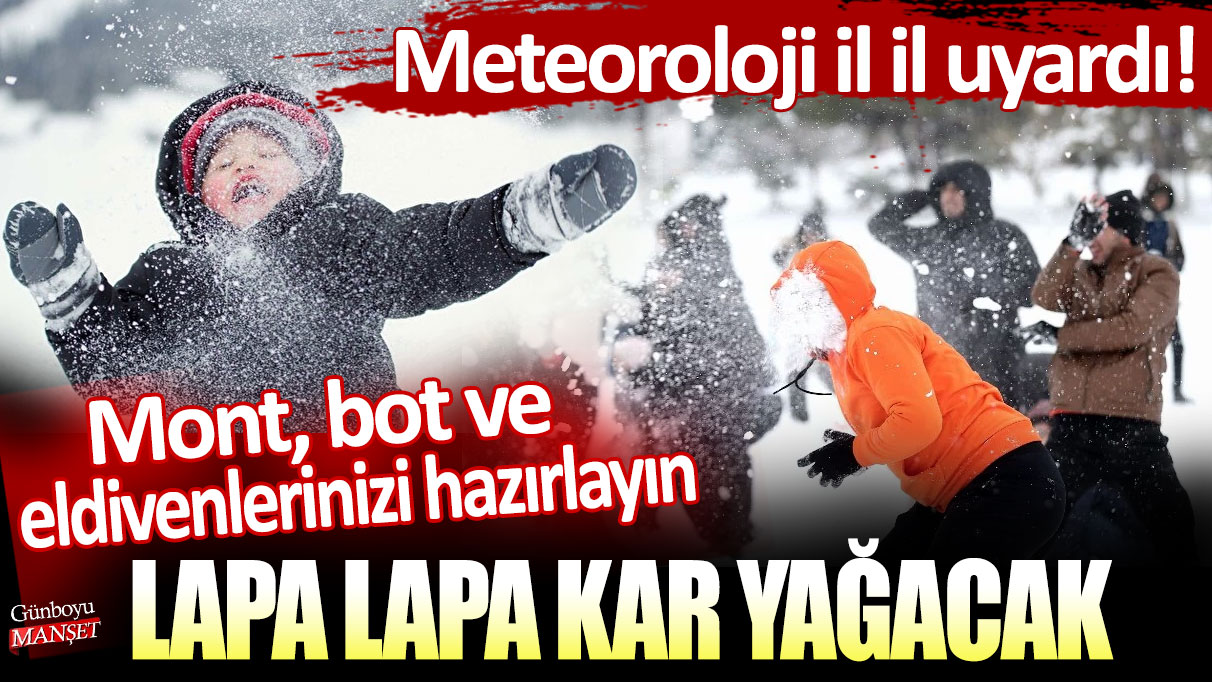 haber başlığını yeniden yaz Meteoroloji uyardı: Mont, bot ve eldivenlerinizi hazırlayın lapa lapa kar yağacak!
