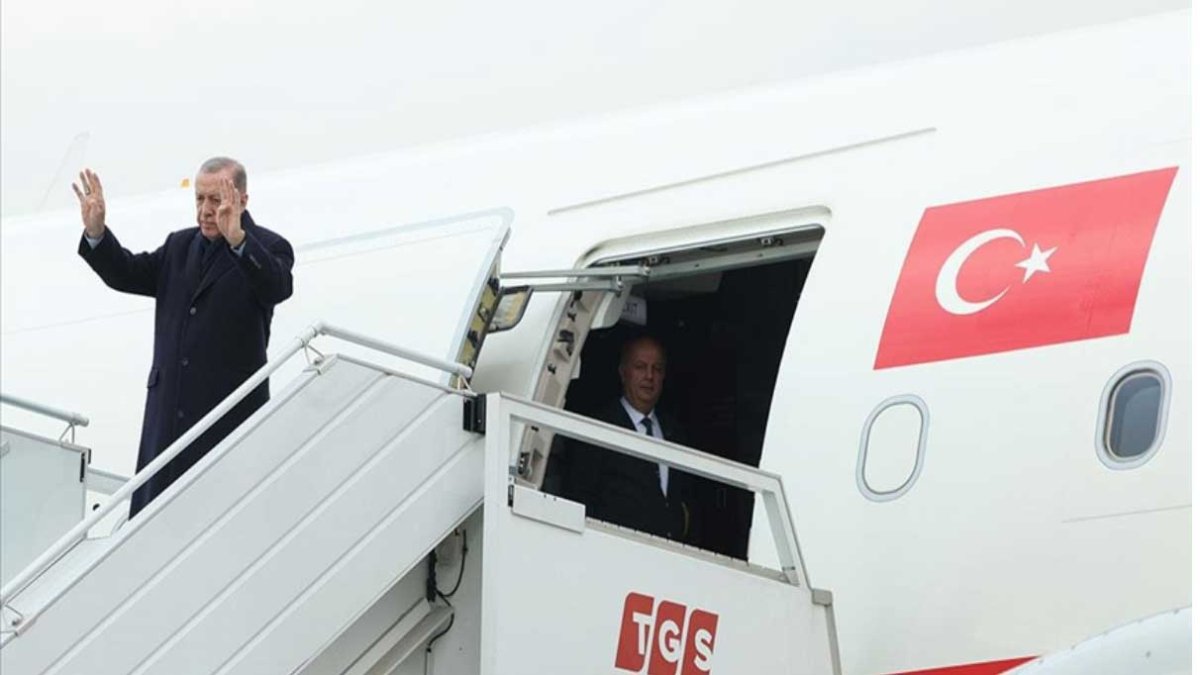 Cumhurbaşkanı Erdoğan, Gazze’ye yardım sağlamak amacıyla Cezayir’e seyahat etti.