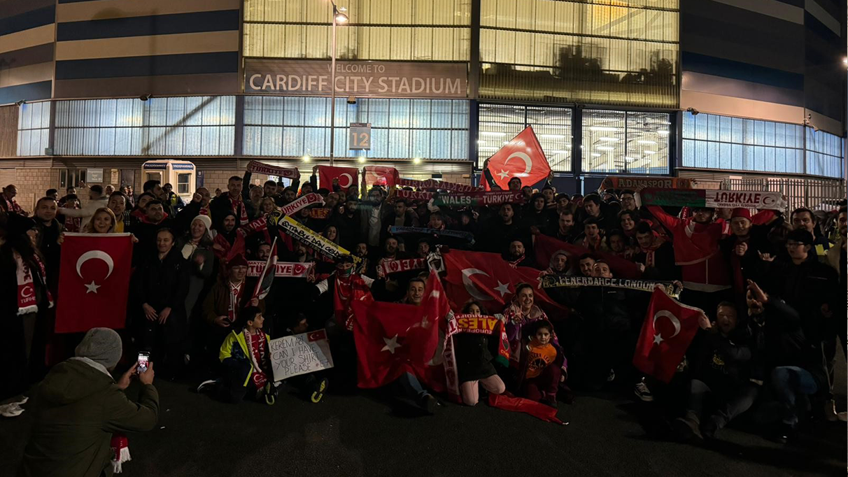 Cardiff’te Türk Milli Takımı’nın Heyecanı Büyük