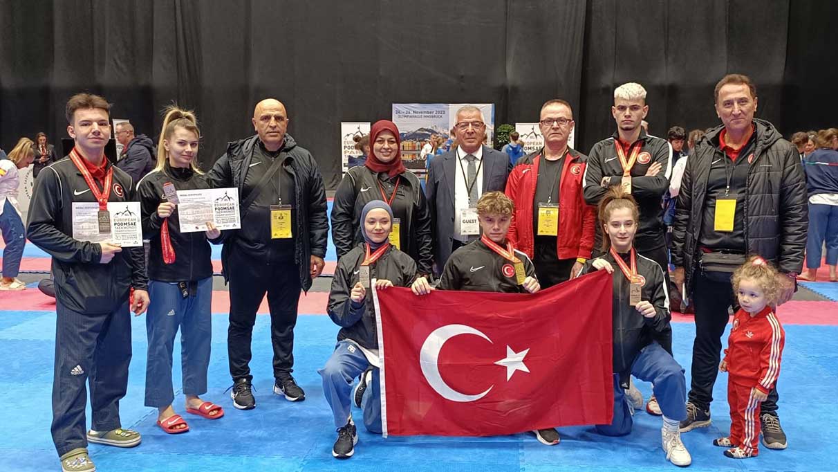 Milli takım Avrupa Poomsae Şampiyonası’nda büyük bir başarı elde etti, gururlandırdı.
