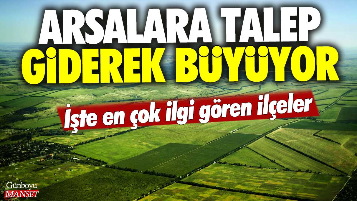 Arası talebi artıyor: En popüler ilçeler hangileri?