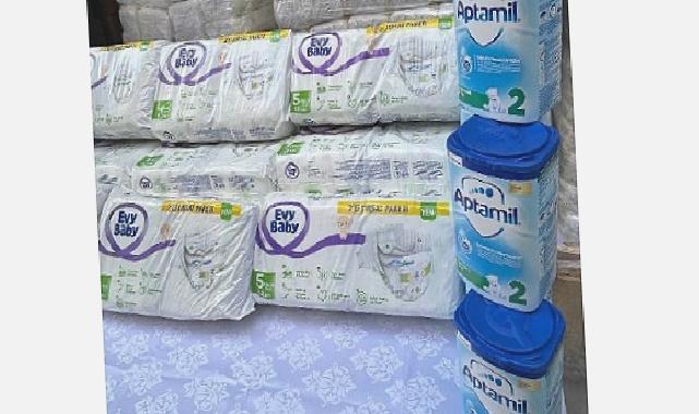 Büyükşehir bez ve mama desteğinde 100 bini aştı