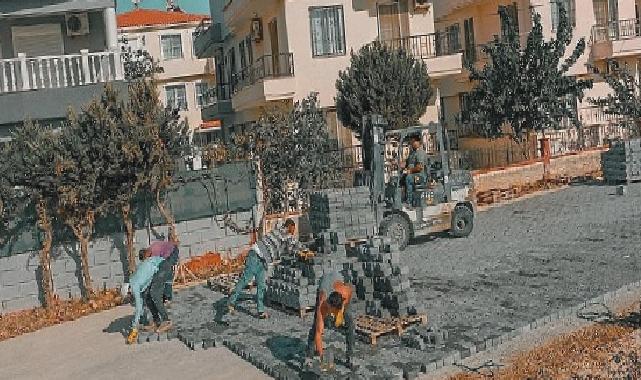 Didim’de yol çalışmaları devam ediyor