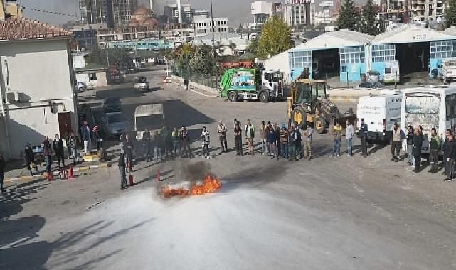 Keçiören belediyesinden yangın tatbikatı
