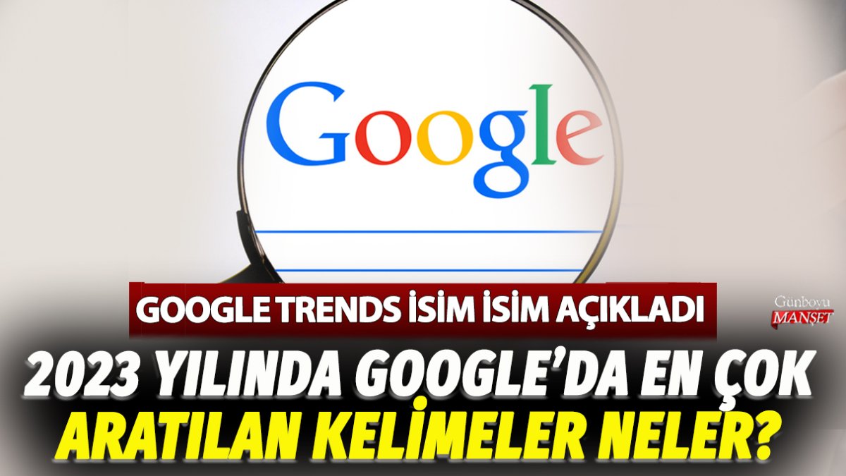 2023 Yılında Google’da En Çok Aranan Kelimeler Hangileri? Google Trends Detayları Açıklandı