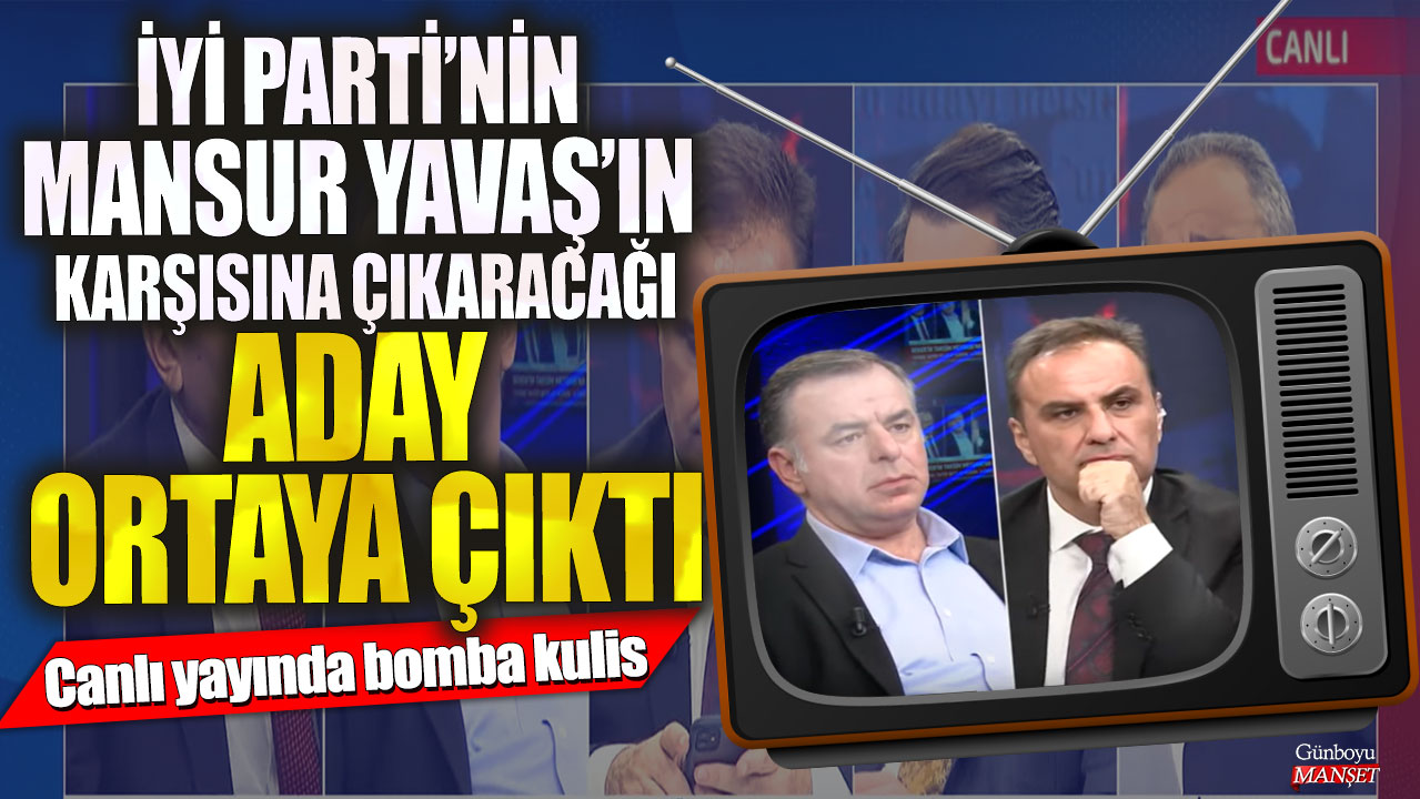 İYİ Parti’nin Mansur Yavaş’a rakip olarak gösterdiği aday canlı yayında bomba gibi ortaya çıktı!
