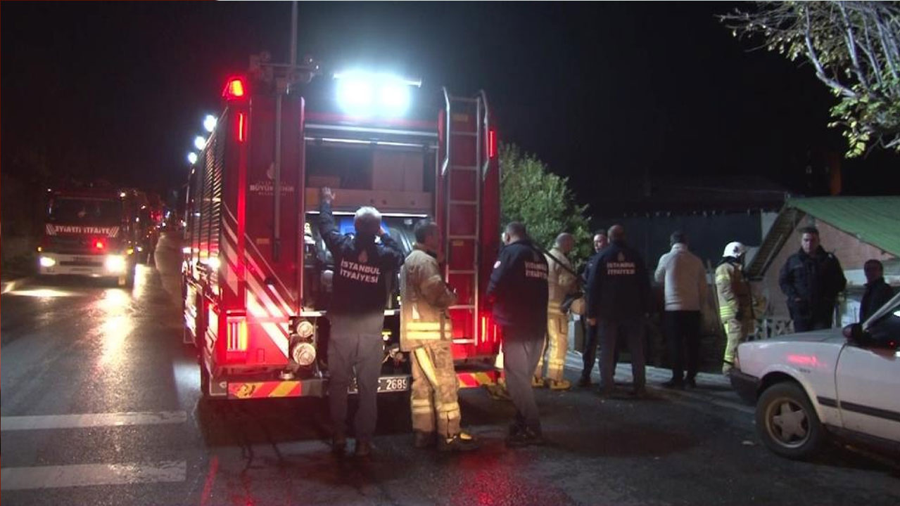 Beykoz’da soba kaynaklı yangın paniğe neden oldu