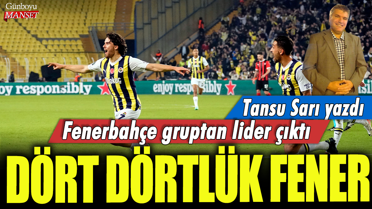 Fenerbahçe, grupta lider olarak çıktı! Tansu Sarı haber verdi.