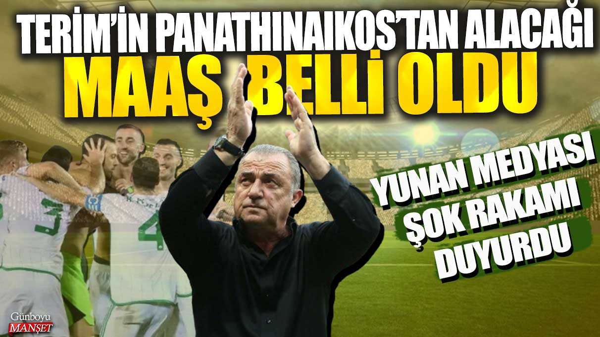 Fatih Terim’in Panathinaikos’tan alacağı maaş miktarı Yunan Basını tarafından açıklandı, rakam şaşırtıcı!