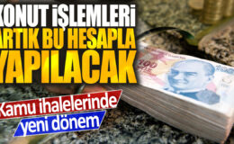 Kamu ihalelerinde yeni bir adım: Konut işlemleri artık bu yöntemle gerçekleştirilecek.