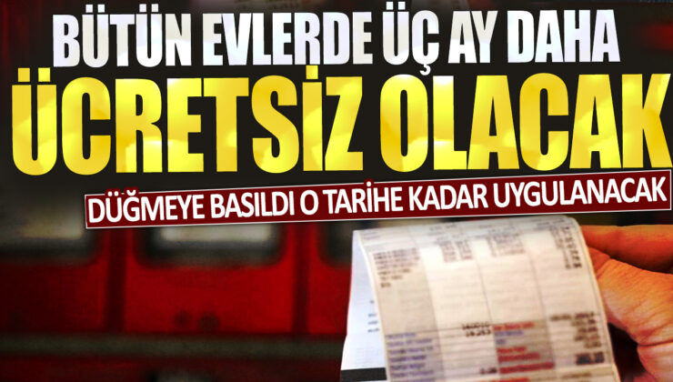 Evlerde üç ay daha ücretsiz temizlik hizmeti başladı: Düğmeye basıldı ve uygulama tarihi belirlendi.