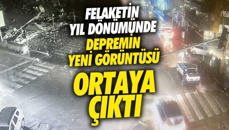 Depremin yıl dönümünde yeni görüntüler ortaya çıktı.