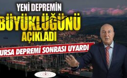Ahmet Ercan, Bursa depremi sonrasında yeni bir deprem uyarısında bulundu ve büyüklüğünü açıkladı.