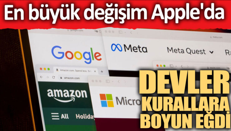 Teknoloji şirketleri tüzüklere uygun hale geldi
