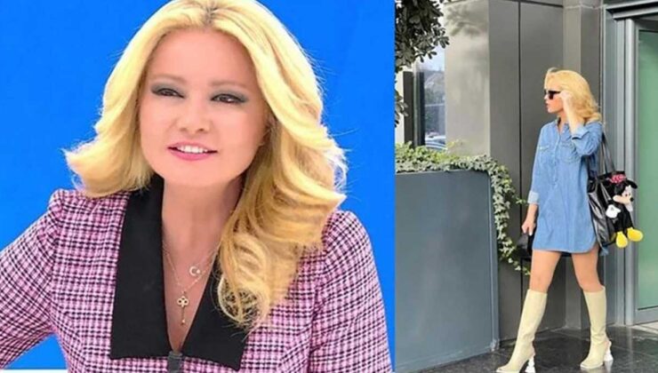 Müge Anlı, programı sırasında giydiği kıyafetleri izleyicilerine hediye ediyor