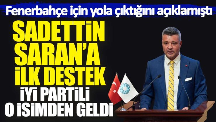 Sadettin Saran’dan flaş açıklama: Fenerbahçe Başkanlığı için aday oluyor!