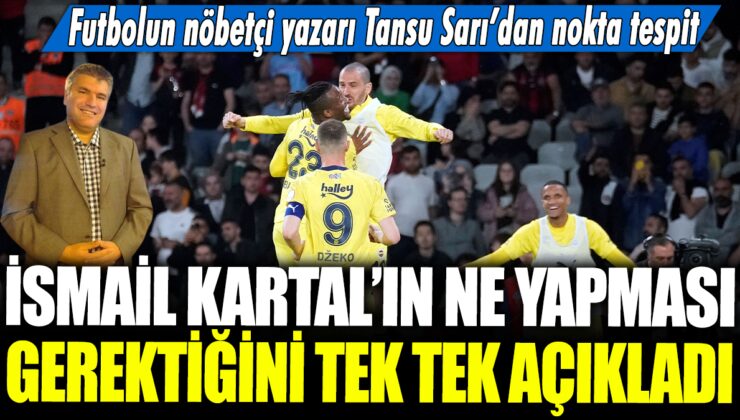Fenerbahçe’nin İsmail Kartal Sorunu: İşte Çözüm Yolları!