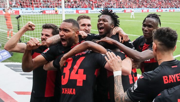 Xabi Alonso yönetimindeki Bayer Leverkusen Bundesliga Şampiyonu oldu!