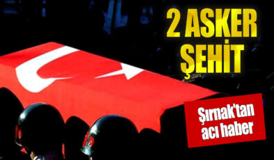 Şırnak’ta Çakırsöğüt Komando Tugayı’na ait araç devrildi: 2 asker şehit oldu, 2 asker yaralandı