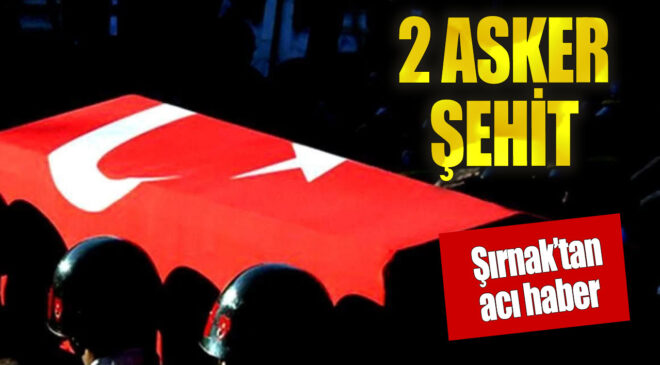 Şırnak’ta Çakırsöğüt Komando Tugayı’na ait araç devrildi: 2 asker şehit oldu, 2 asker yaralandı
