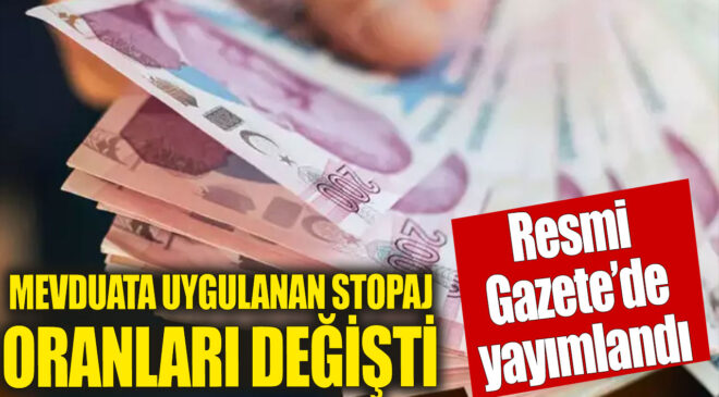 Vadeli Hesaplara Yeni Tevkifat Oranları!