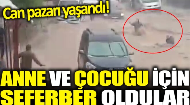 Cizre’de Sel Felaketi: Anlık Kurtuluş Saniyeleri Kamerada!