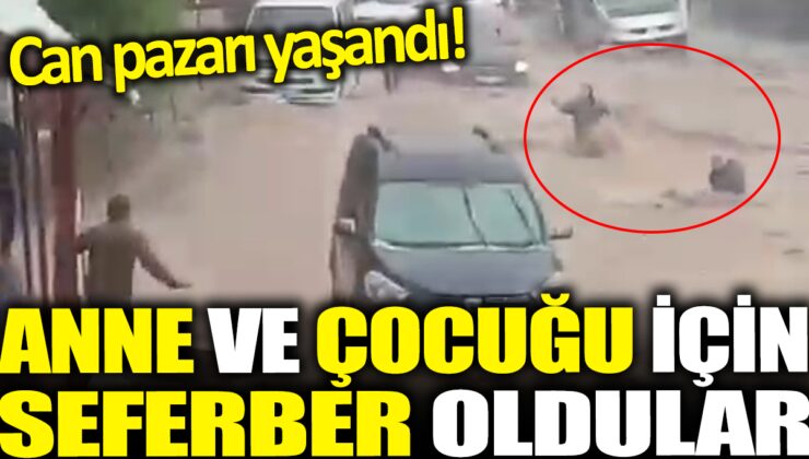 Cizre’de Sel Felaketi: Anlık Kurtuluş Saniyeleri Kamerada!