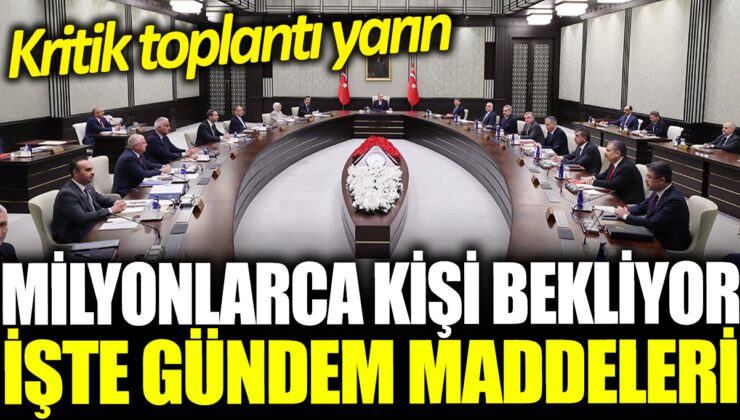 Cumhurbaşkanlığı Kabinesi Yarın Toplanıyor: Ekonomi ve Eğitim Gündemde!